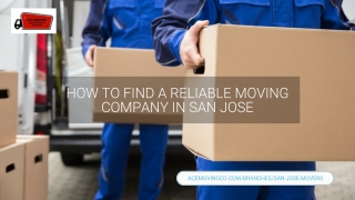 Moving Companies San Jose CA
