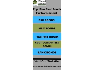 Top five best bonds for investments