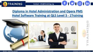 Diploma in Hotel Administration and Opera PMS Hotel Software Training at QLS Level 3 - 1Training
