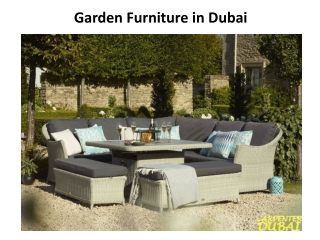 Garden Furniture in Dubai