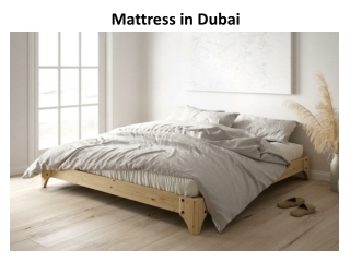 Mattress in Dubai