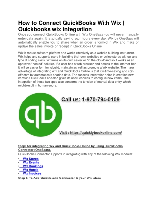 Sync-QuickBooks-With-Wix