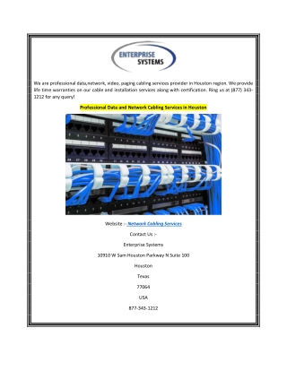 Professional Data and Network Cabling Services in Houston (1)