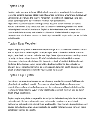 Toptan Eşarp