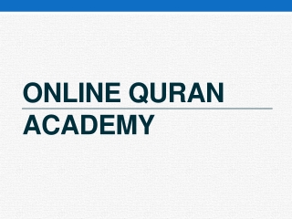 Online Quran Academy USA