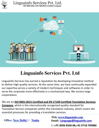 Language Translation Company In India And Worldwide | Linguainfo