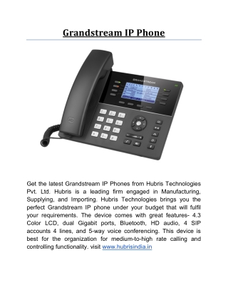 Grandstream IP Phone