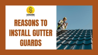 Reasons To Install Gutter Guards