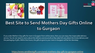 Send Mother's Day Gifts to Gurgaon