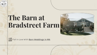 Making Your Day More Beautiful With Barn Wedding Venues Massachusetts