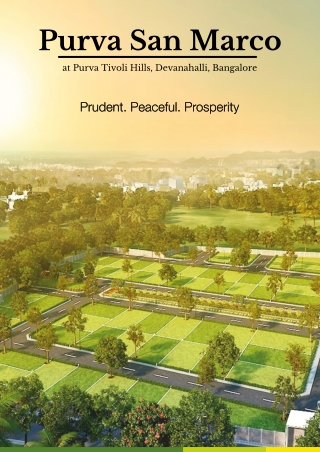 Purva San Marco at Devanahalli Bengaluru | Brochure