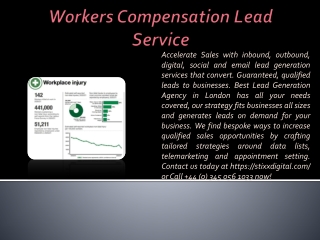 Workers Compensation Lead Service