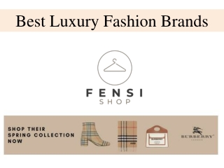 Best Luxury Fashion Brands