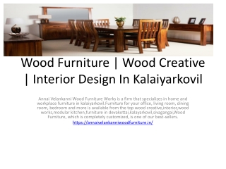 Wood Furniture