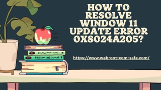 How To Resolve Window 11 Update Error 0x8024a205