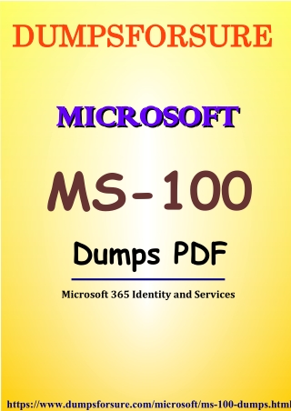 How to pass MS-100 Exam Dumps in 2 Weeks?