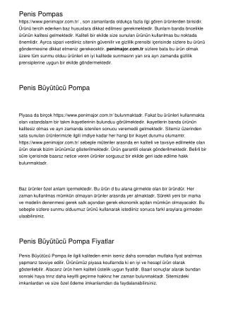 Penis Pompası
