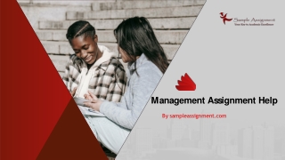 Management Assignment Help by Sample Assignment