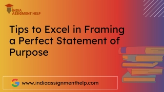 Tips to Excel in Framing a Perfect Statement of Purpose