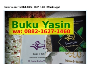 Buku Yasin Fadillah Ô88ᒿ~lᏮᒿ7~l4ᏮÔ(whatsApp)