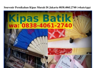 Souvenir Pernikahan Kipas Murah Di Jakarta