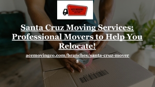 Santa Cruz movers