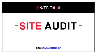 Rank Your Website With The Best Site Audit Checker Using Webtool.co