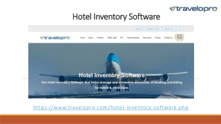 Hotel Inventory Software