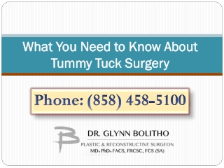What You Need to Know About Tummy Tuck Surgery