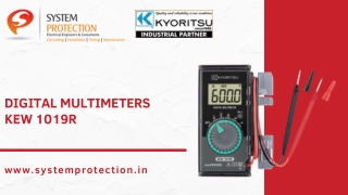Digital Multimeters | KEW 1019R | Kyoritsu