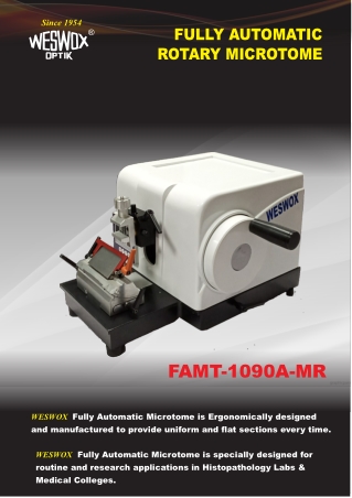 FULLY AUTOMATIC ROTARY MICROTOME 2 FAMT-1090A-MR