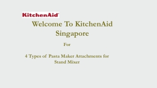 4 Types of Pasta Maker Attachments for Stand Mixer