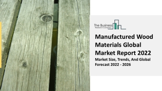 Manufactured Wood Materials Market Outlook, Technology Advancements 2031