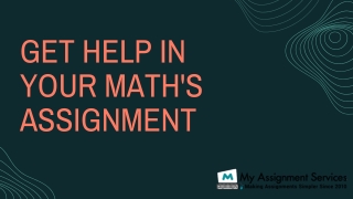 Get Help In Your Math's Homework