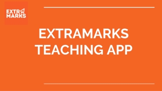 Extramarks Teaching App