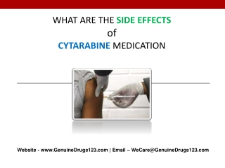 What are the Side effects of Cytarabine