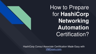 Start Your Preparation for HashiCorp Certified Consul Associate Certification