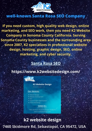 well-known Santa Rosa SEO Company
