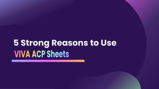 5 Strong Reasons to Use VIVA ACP Sheets