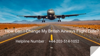 How can I Change My British Airways Flight Date?