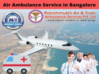 Take Highly Advanced Medical Crew by Panchmukhi Air Ambulance Service in Bangalore