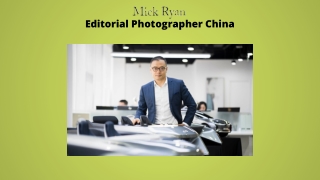 Editorial Photographer China