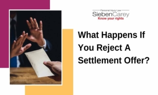 What Happens If You Reject A Settlement Offer?