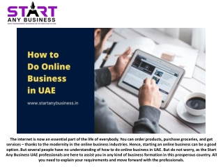 How to Do Online Business in UAE