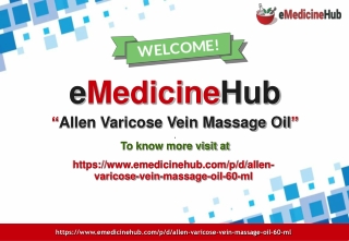 Allen Varicose Vein Massage Oil