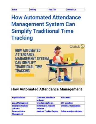 How an Automated Attendance Management System Can Make Time Tracking Easier