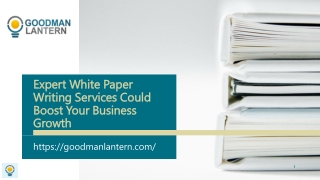 Expert White Paper Writing Services Could Boost Your Business Growth