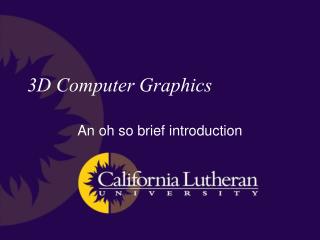 3D Computer Graphics