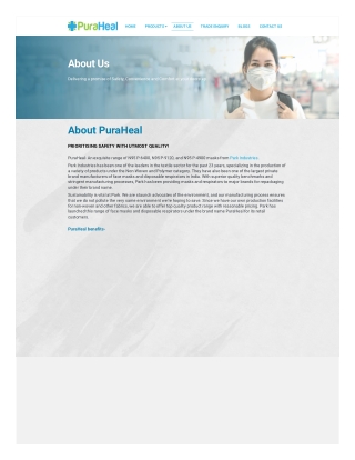 Pura heal: N95 Masks with 5 Layer Protection