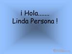 Linda Personas